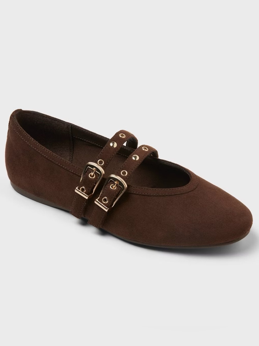 Universal Thread Women’s Henrietta Double Strap Mary Jane Ballet Flats